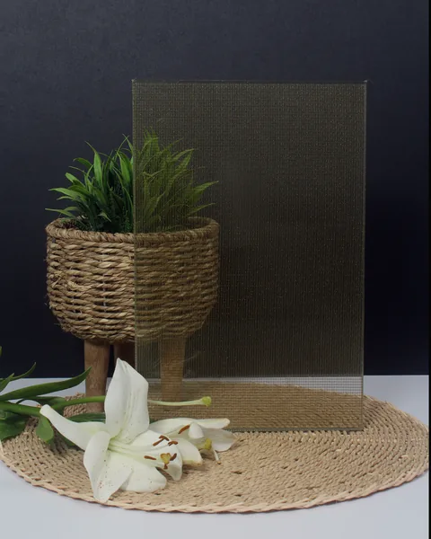 Gold Check, fabric glass by arg
