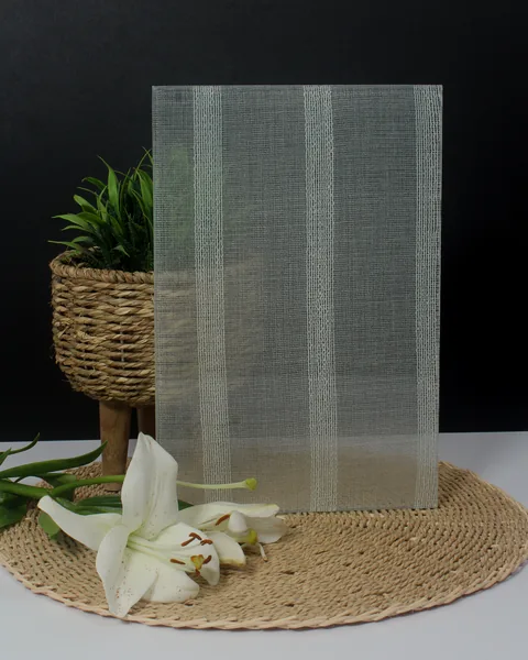 Snowribbon, fabric glass by arg