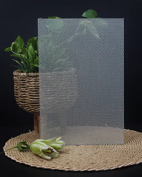 White Diamond Web, fabric glass by arg